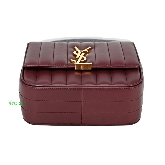 Saint Laurent Medium Vicky Matelassé Leather Bag - Picture 5 of 9
